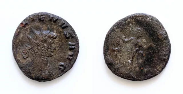 Gallienus. AD 253-268. Æ18mm, 3,2 g, Silvered Antoninianus