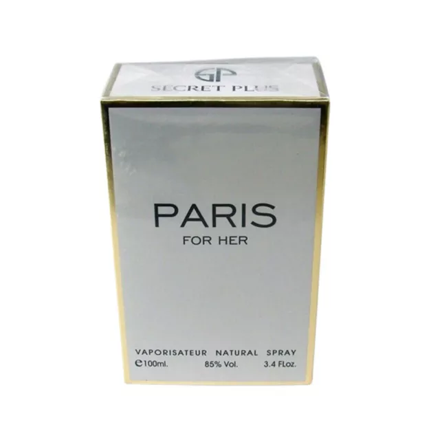 Secret Plus Paris for Her Cologne / Eau de Parfum 3.4 oz 100 ml / FL0669
