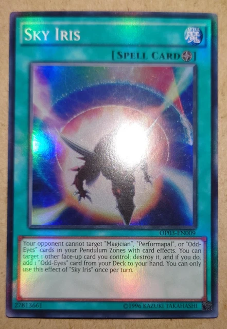 Sky Iris (OP03-EN009) - OTS Tournament Pack 3 Super Rare...