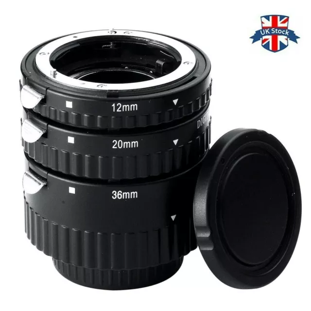Meike MK-N-AF-B Auto Focus AF Macro Extension Tube Set for Nikon DSLR Camera UK