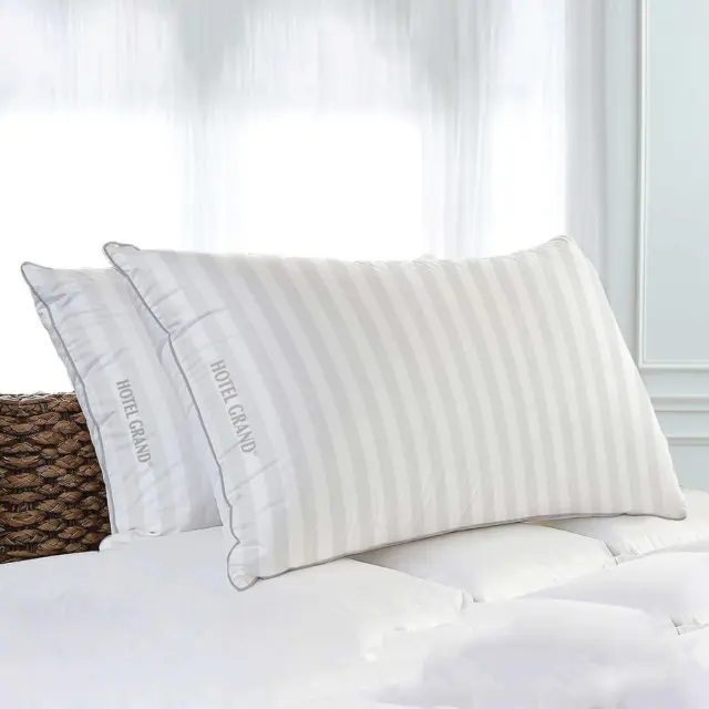 Hotel Grand Feather & Down Pillow, 2-pack, (CHOOSE SIZE)