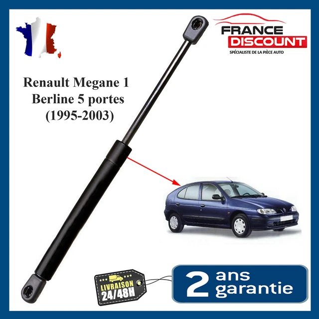Vérins à Gaz Pour Hayon Renault Megane Cabriolet 1996-2003 - 2 Pièces Noires, Remplacement Hayon Arrière, Référence 7700848404