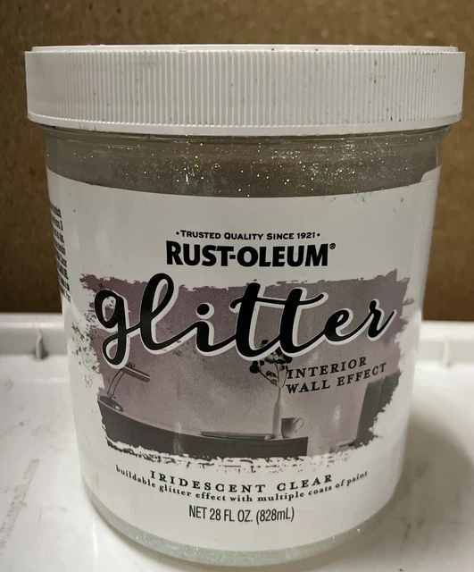 Rust-Oleum Iridescent Clear Flat Sheen Interior Wall Paint 50 sq. ft. Coverage,