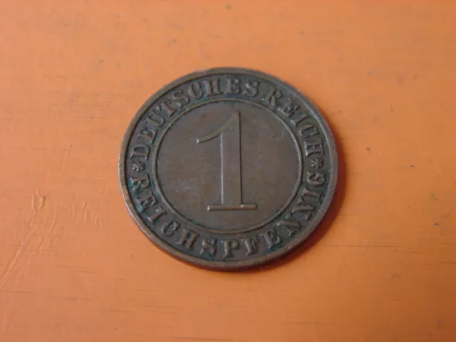 Allemagne.  Iii Reich  1 Reichspfennig 1935.E.  Muldenhutten.