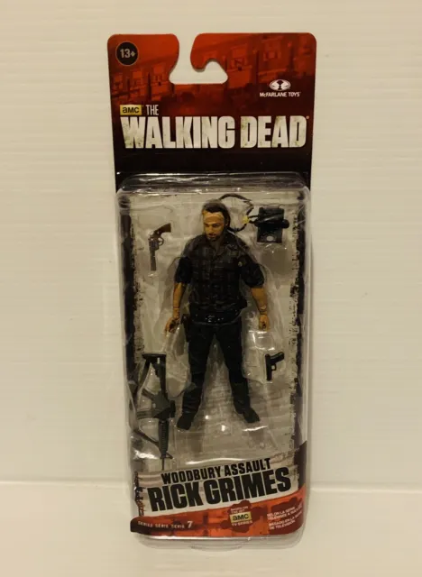 The Walking Dead WOODBURY ASSAULT RICK GRIMES McFarlane Action Figure (Series 7)