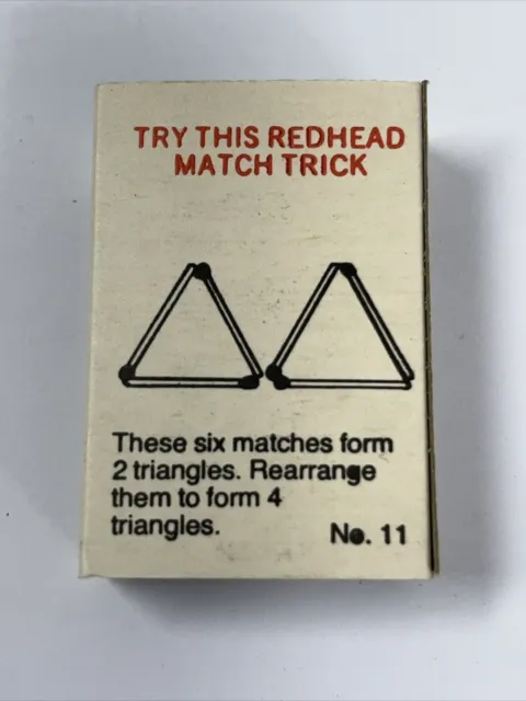 Redheads "Try this Redhead Match Trick" Series No 11