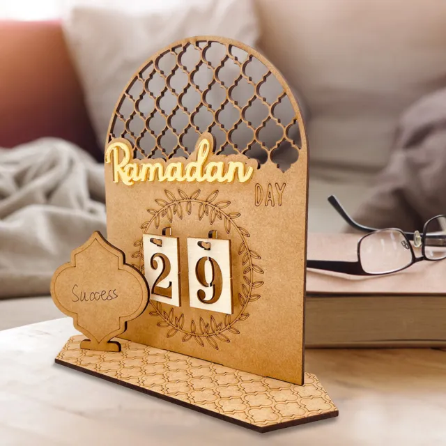 Calendario de Adviento Ramadán Hecho a Mano Calendario Creativo para Niños Regalos (B)
