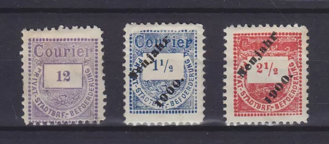 MAGDEBURG STADTPOST 1899, Mi 29 (SELTENE MARKE), 30-31