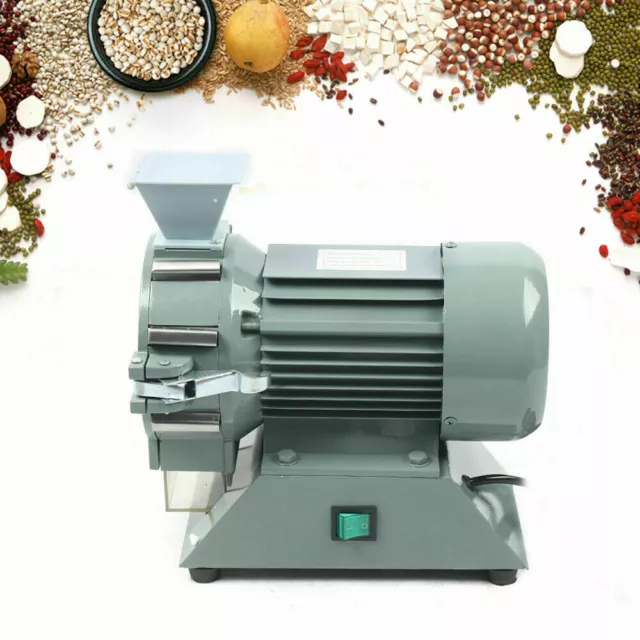 Soil Pulverizer Micro Electric Plant Grinding Machine Spice Mill Grinder 1400RPM