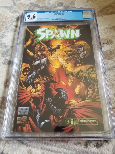 Spawn #155 Image Comics 1st Print Todd Mcfarlane Low Print Run comic CGC