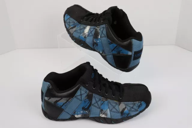 Oakley Tactical Field Gear SILK Shoes Black Blue Graffiti Leather Flesh US 8.5