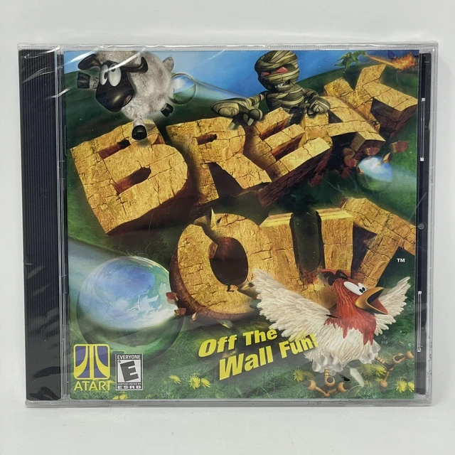 ATARI BREAKOUT PC Game 2001 3D CDRom Break Out NEW SEALED 14.90