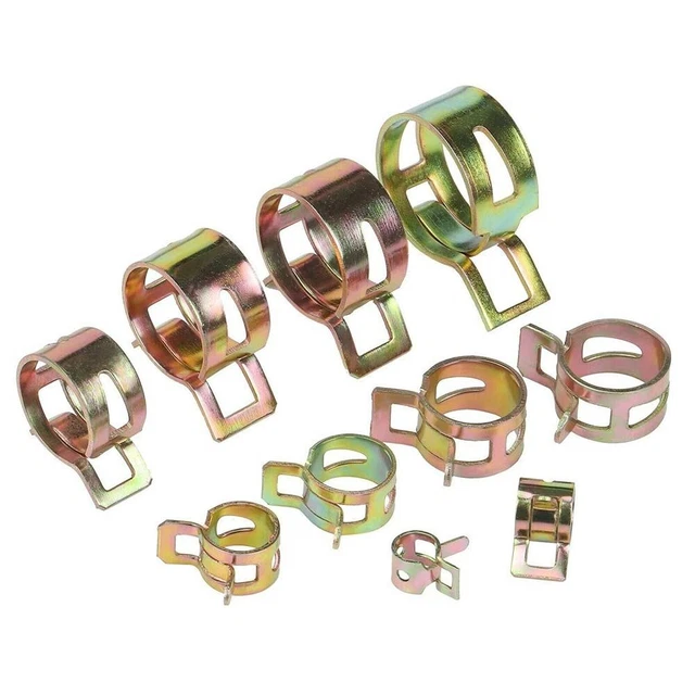 Petit Diamètre Essence Et Radiateur Tuyaux Ressort Clip Tout Neuf Inox Acier