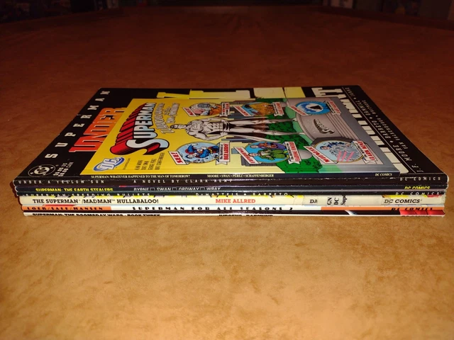 DC Superman Graphic Novel Trade Paperback TPB Lot Bundle Comic Comics