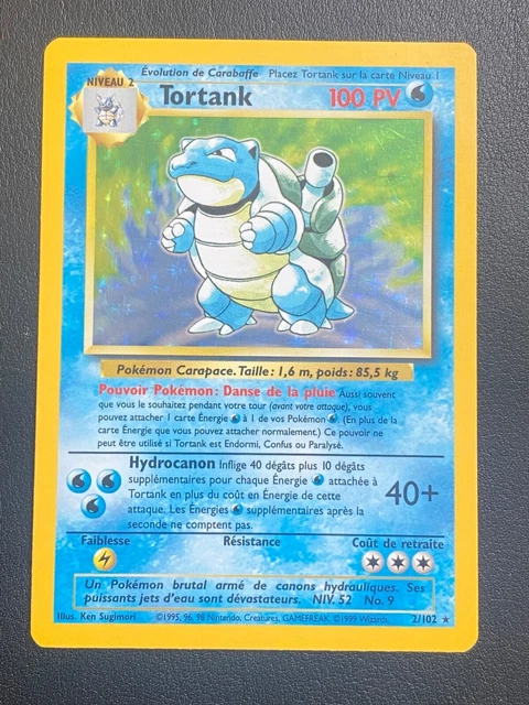 Pokemon Card Fr Set Of Base - Blastoise 2/102 Holo - EXC