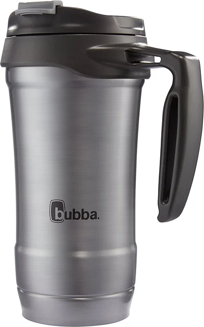 Bubba Hero Dual-Wall Vacuum-Insulated Stainless Steel Travel Mug, 18 Oz., Gunmet 10