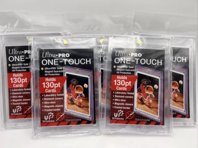 Ultra Pro One-Touch Thick Card 130pt Point Magnetic Card Holder - LOT of 5