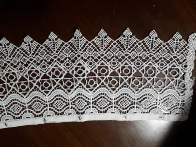 Pizzo per tovaglia altare in macrame h. 20 cm