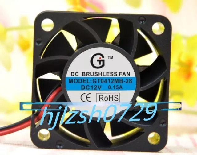 1PCS GT0412MB-28 4028 DC12V 0.15A 4CM cooling fan 2-wire