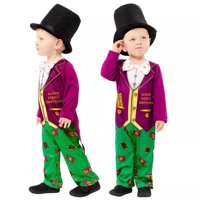 Toddler Roald Dahl Willy Wonka Costume