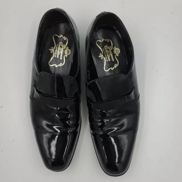 Florsheim Designer Collection Mens 9.5C Black Patent Leather Tuxedo Shoes 2