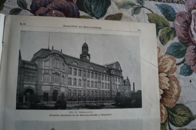 1907 Bauverwaltung 63 Düsseldorf Realschule Lüderitzbahn Deutsch Südwest Berlin