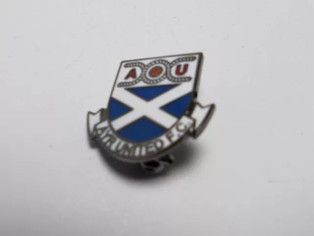 Ayr United Fc -  Enamel Crest Badge.