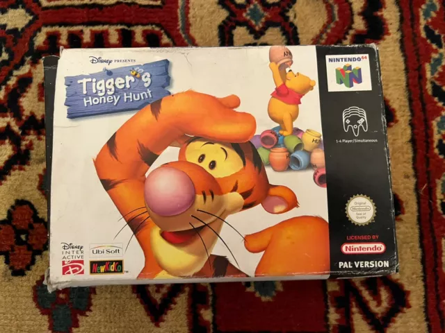 Tigger's Honey Hunt - N64 Nintendo 64 - Boxed with Manual - PAL