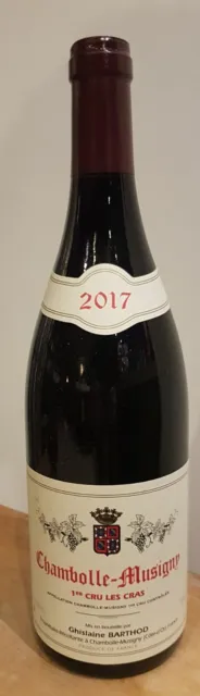 Chambolle Musigny 1er cru  Ghislaine Barthod  "les Cras" 2017