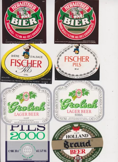Group Of 30 Beer Labels - See Scans - Pack W11