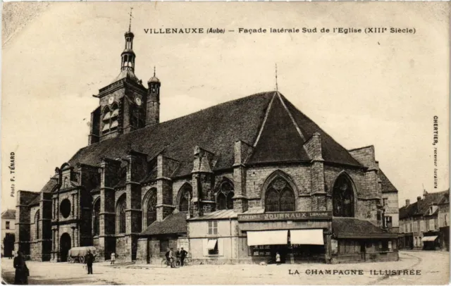 CPA Villenauxe- Facade laterale Sud de l'Eglise FRANCE (1020807)