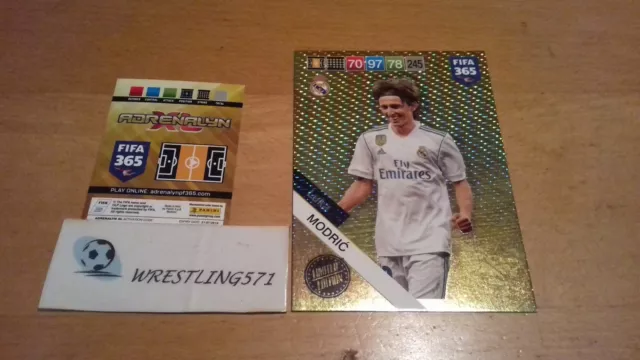 Panini Adrenalyn Xl Fifa 365 2019 Carte Neuve Xxl Limited Edition Modric