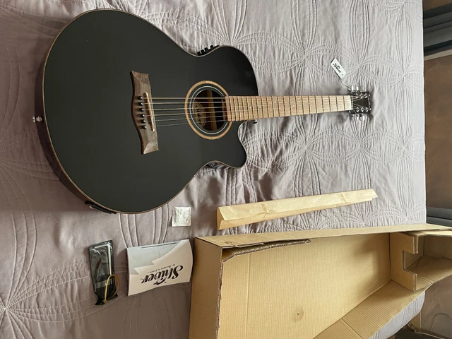 Guitare Folk électro-acoustique GFS-ASCE201 Noire