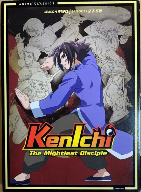 KENICHI THE MIGHTIEST Disciple Season Two Episodes 27-50 DVD Anime - Kenichi: The Mightiest Disciple Season 2