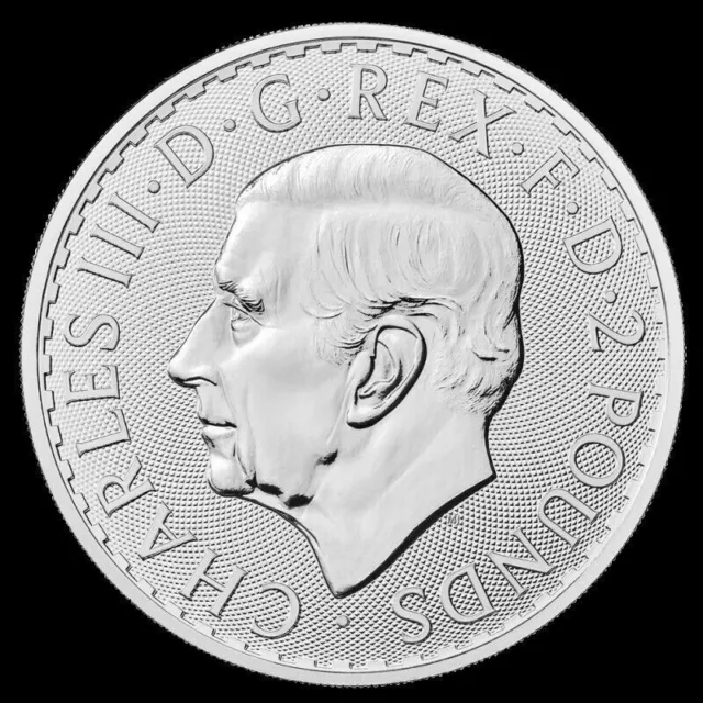 King Charles III Britannia 2023 1oz Silver Bullion Coin