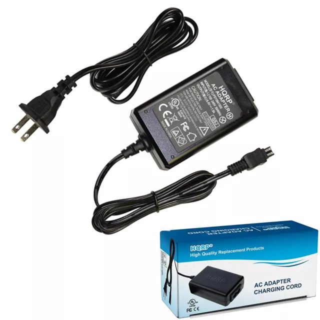 HQRP AC Adapter for Sony Handycam DCR-HC42 DCR-SR82 DCR-SR82C DCR-SR85 HDR-PJ10