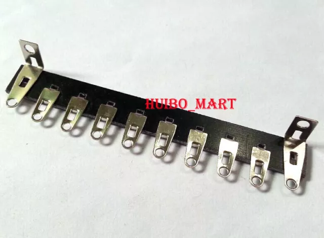 2pcs 4pcs 10pc 10Pin 10-Post Tube Amp HIFI Terminal Strip Tag Board Turret Board
