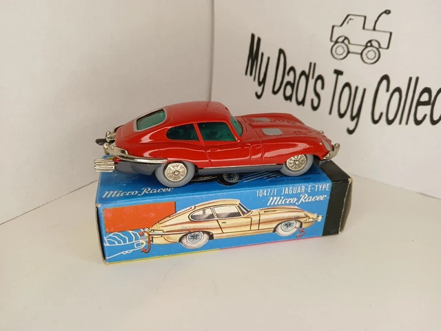 Micro Racer ジャガーEタイプ 1047/1 VINTAGE SCHUCO MICRO-RACER Jaguar “E”Type 1047-1 Wind-Up