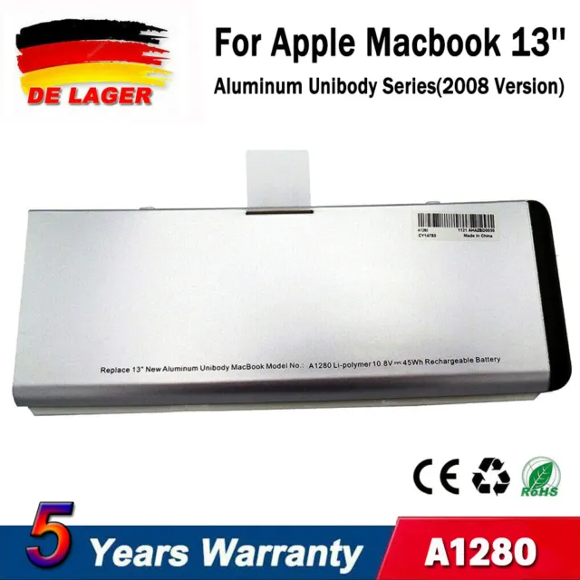 OEM A1280 Akku Für Apple Macbook 13" Aluminum A1278 (2008) BATTERIE