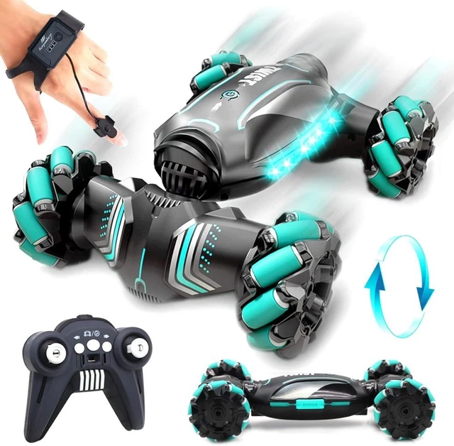 360° ROTATION RC Car Stunt Wheel Gesture-sensitive Twist-change Car ...