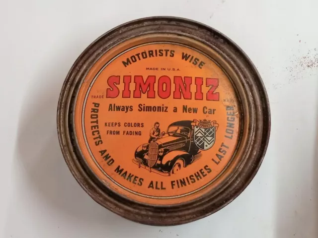 Simoniz Original Wax Car Polish Tin With Natural Carnauba 150g