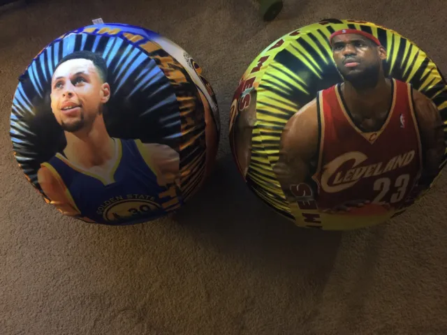 NBA Lebron James Cleveland Cavaliers Blow Up Basketball Toy Brand New