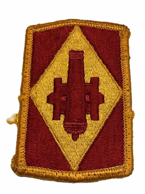 Original  U.S. Army 75th Field Artillery Brigade Full Color Merrow Edge Patch