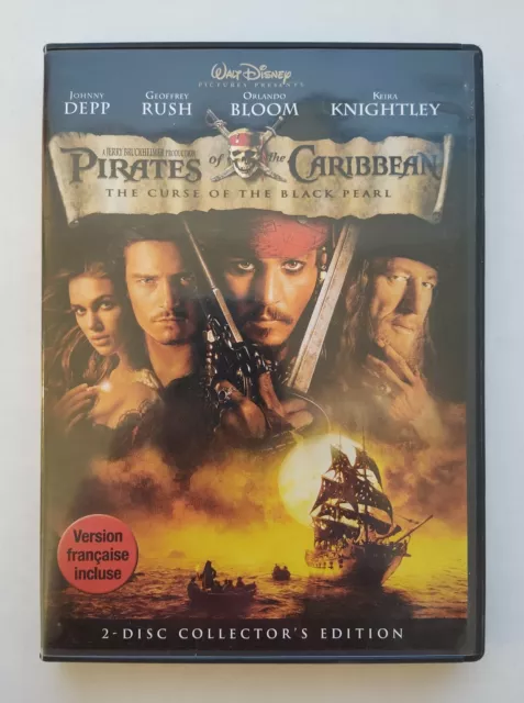 Pirates of the Caribbean: The Curse of the Black Pearl (DVD, 2003, Canadian)