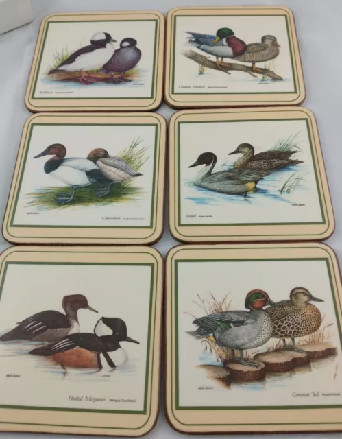 Royal Table Cork Back Coasters Ducks Satin Finish (B16)