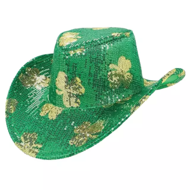 Chapeau de Cowboy à paillettes, chapeaux de jour ST , nouveauté, chapeau de 2