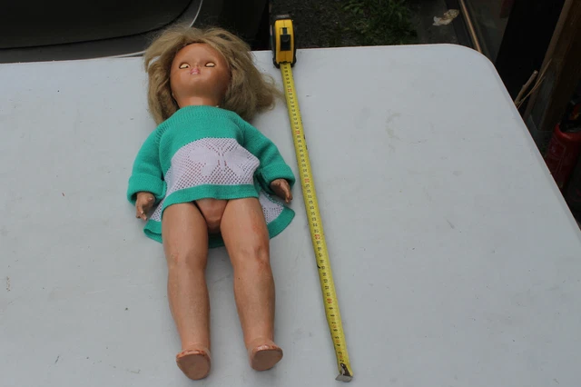 Vends très belle poupée Raynal, 50cm, années 60, boit, fait pipi