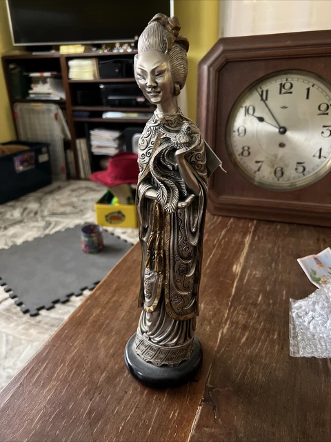 Statuetta Argento E Oro