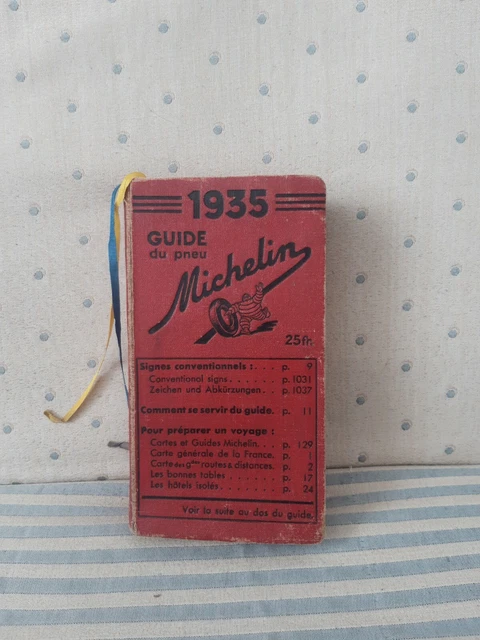 Guide Michelin 1935 Guide Michelin 1935