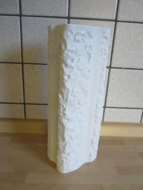 HUTSCHENREUTHER SCHWAHN-DESIGNER VASE 6199 Biskuit-Porzellan weiß 26cm ... HUTSCHENREUTHER SCHWAHN-DESIGNER VASE 6199 Biskuit-Porzellan weiß 26cm ...